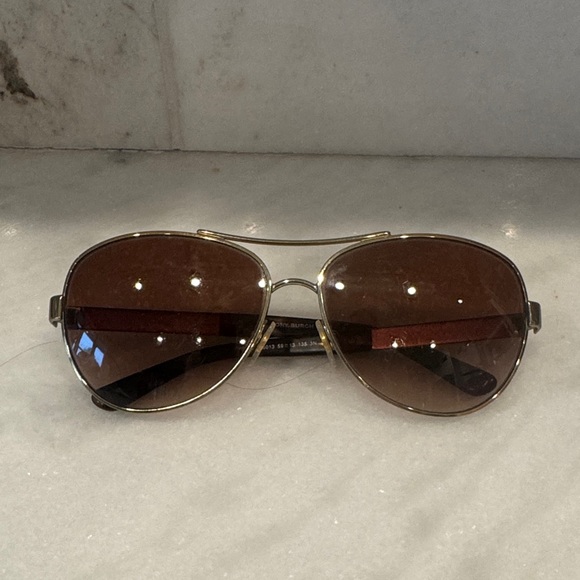 Tory Burch Accessories - Tory Burch Aviator Sunglasses with Brown Lenses
